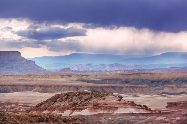 Prachtige landschappen van de Amerikaanse woestijn