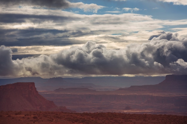 Prachtige landschappen van de Amerikaanse woestijn