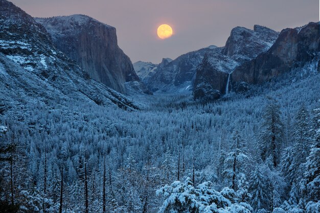 Prachtige landschappen van Yosemite National Park, Californië