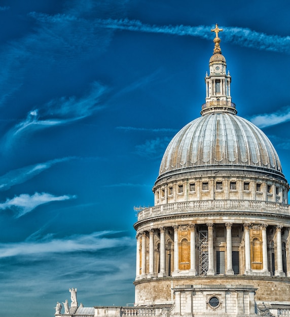 Prachtige luchtfoto van St Paul Cathedral.