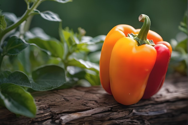 Prachtige macrofotografie met veganistisch dagthema