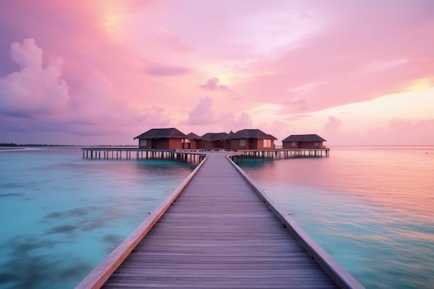 Prachtige Malediven Reisbestemming Generatieve AI