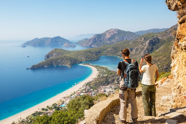 Prachtige natuurlandschappen in de bergen van Turkije. De Lycische weg is beroemd onder wandelaars.