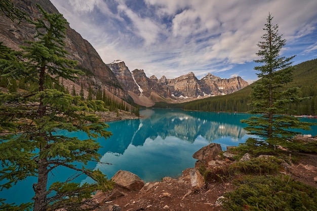 Prachtige plek om Moraine Lake in Canada te aanschouwen?