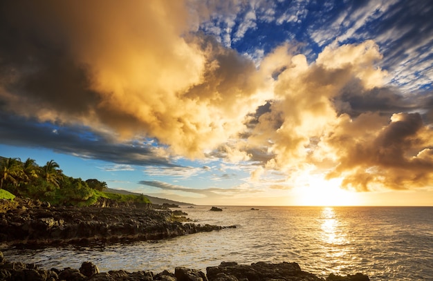 Prachtige tropische landschappen op het eiland Maui, Hawaii