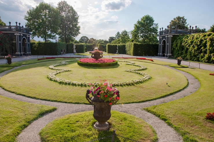 Prachtige tuin van marie antoniette