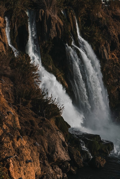 Prachtige waterval in de natuur