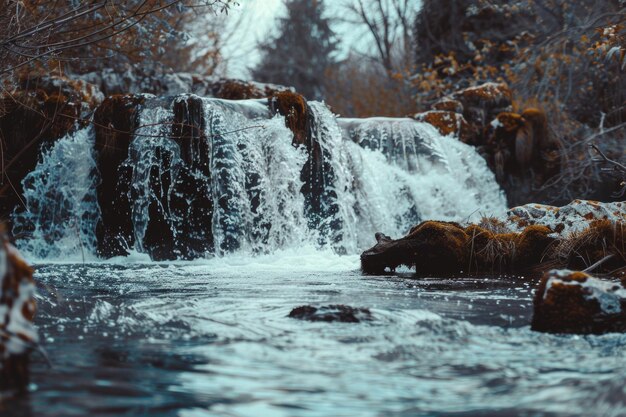 prachtige waterval natuurlijke waterfenomenen