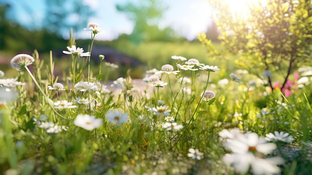 Prachtige zomer lente vakantie achtergrondafbeeldingen