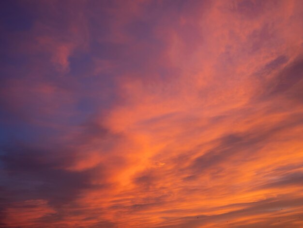 Foto prachtige zonsondergang