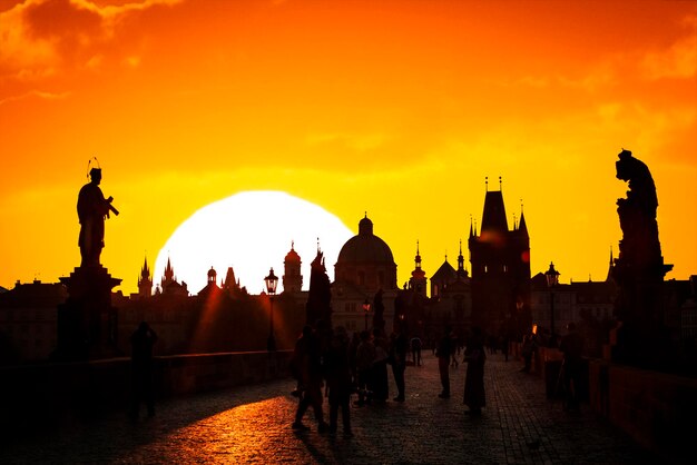 Prague Charles bridge Czech Republic