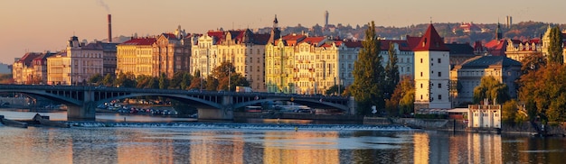 Prague at sunrise