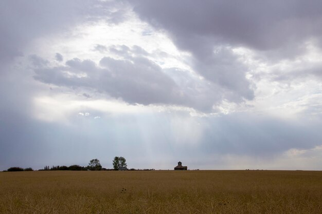 Photo prairie storm clouds canada