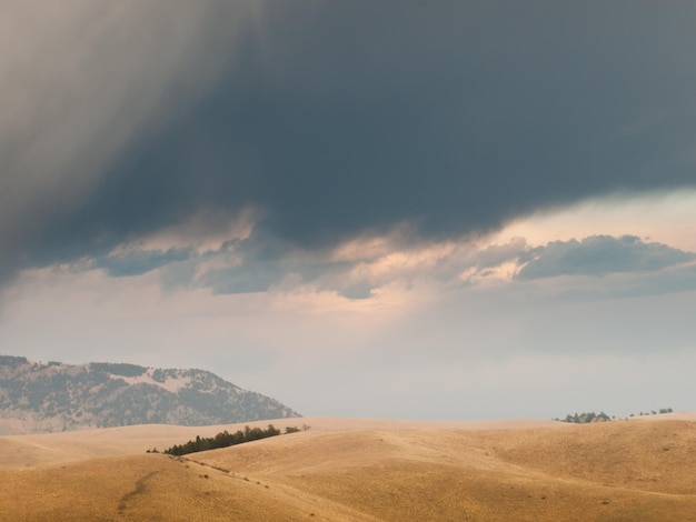 Tempesta di prateria in colorado.