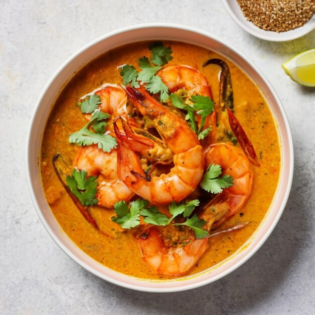 Photo prawn curry