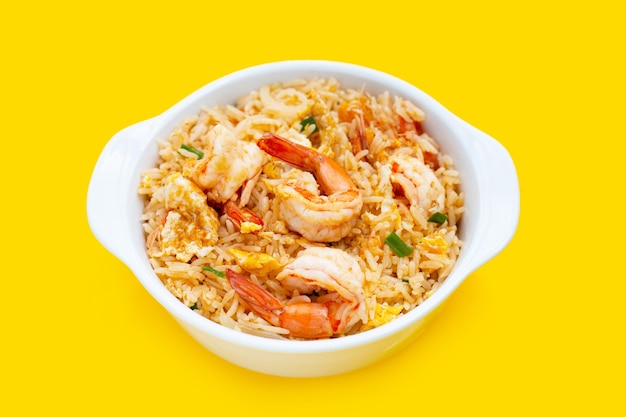 Prawn and egg fried rice