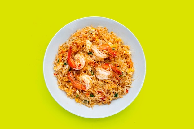 Prawn and egg fried rice