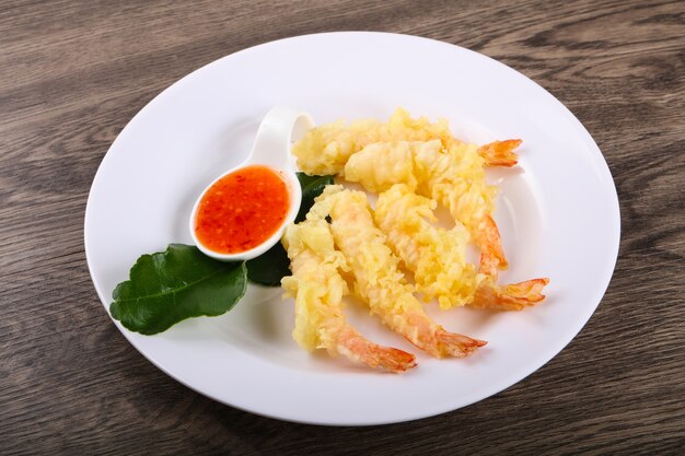 Prawn tempura