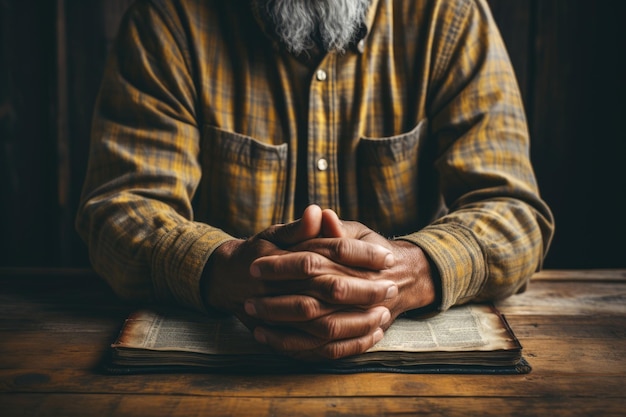 Photo prayer bible koran man believer prays