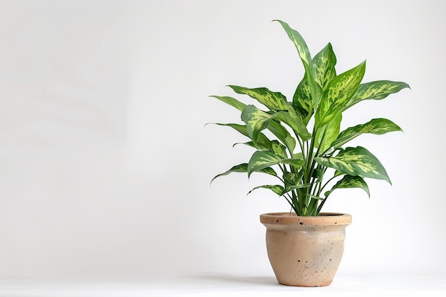 Prayer Plant On White Background