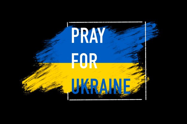 Photo prayer text to stop the war in ukraine