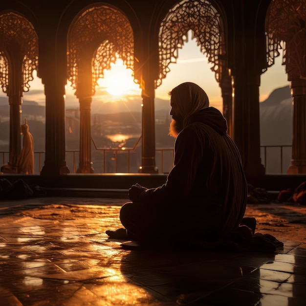 Prayerful Mosque Moments Muslim Photo