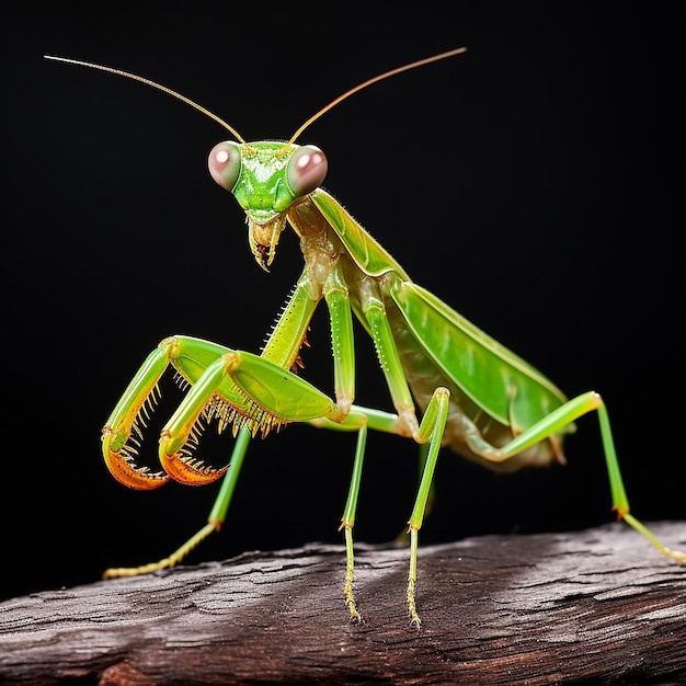 自然の中のカマキリ