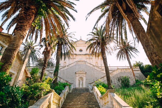 Photo prcanj montenegro the bay of kotor church of the nativity