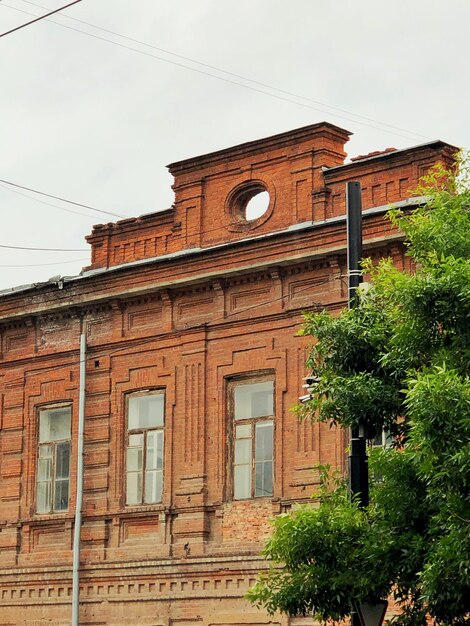 Pre-revolutionary Russian building built in 1750-1900 in the provincial city of Perm