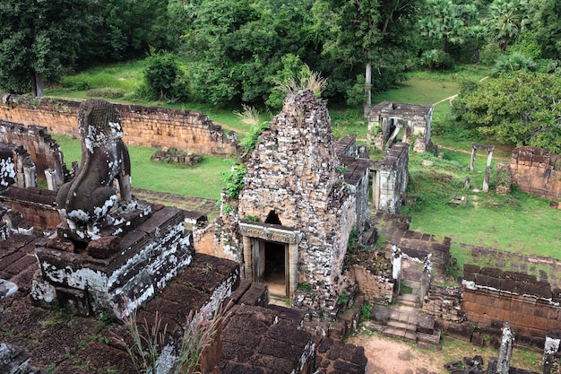 Pre Rup-tempelruïnes in het gebied van Angkor