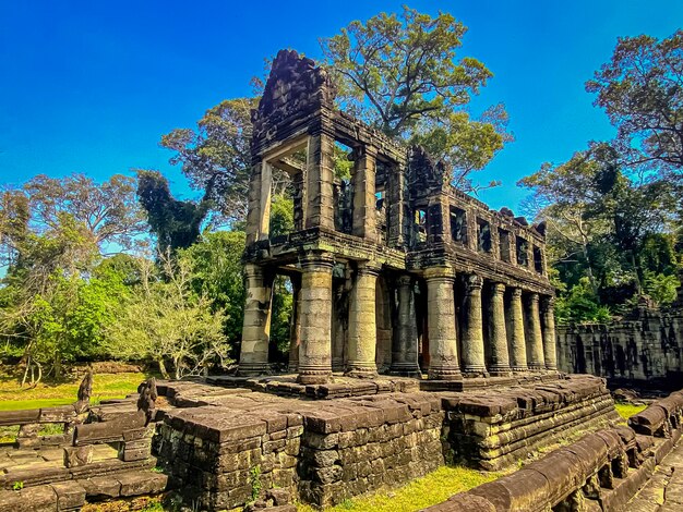 Photo preah khan preah khan kampong svay archaeological site angkor cambodia