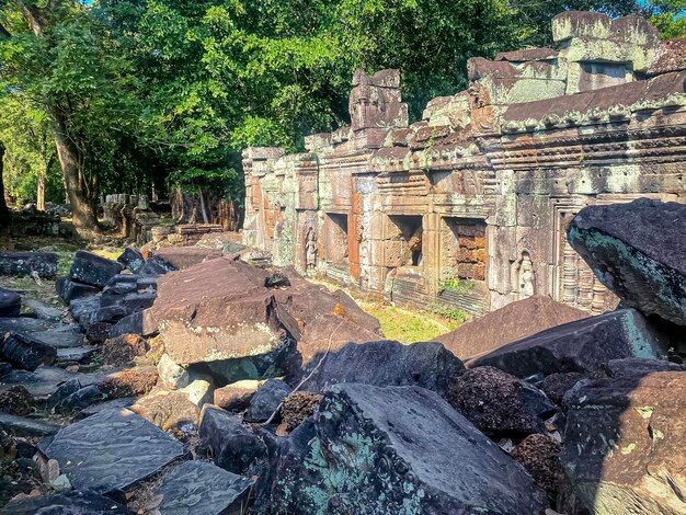 Preah Khan Preah Khan Kampong Svay archeologische vindplaats Angkor Cambodja