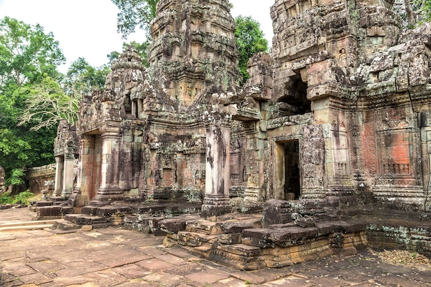 Preah Khan-tempel in Angkor Wat in Siem Reap, Cambodja