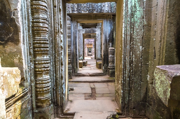 Храм Преа Хан в Ангкор-Ват в Сием Рипе