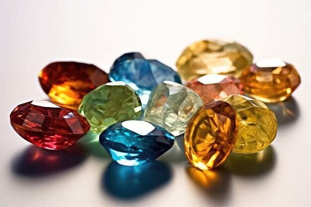 Precious Gemstones Profesional Photography AI Generated