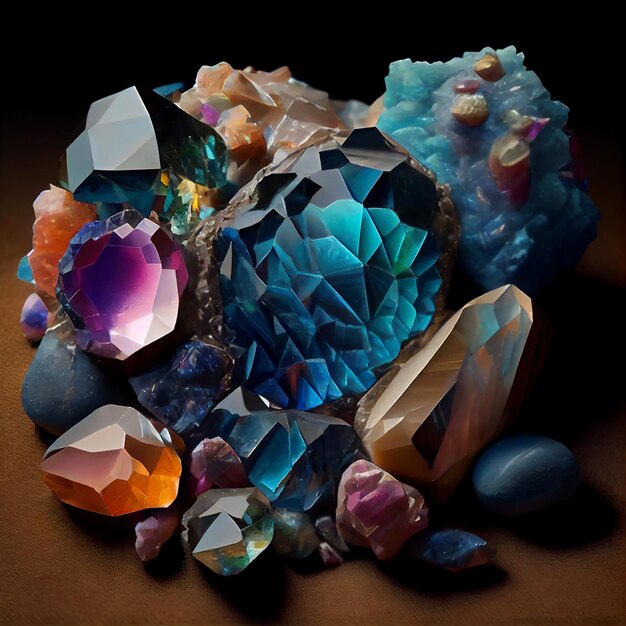 Precious or semiprecious gem stones