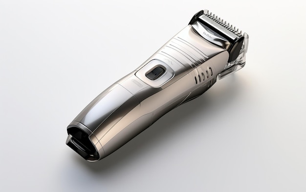 Precision Cordless Shaver 8K Illustration on White background