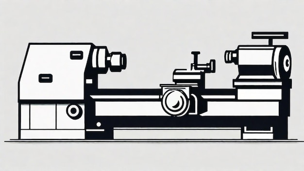 Photo precision lathe machines