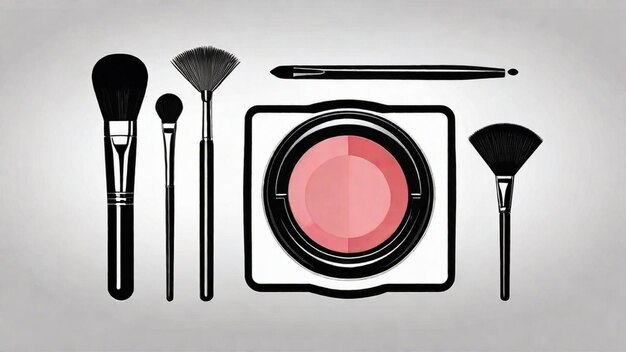 Premium AI Image  Precision in Makeup Application