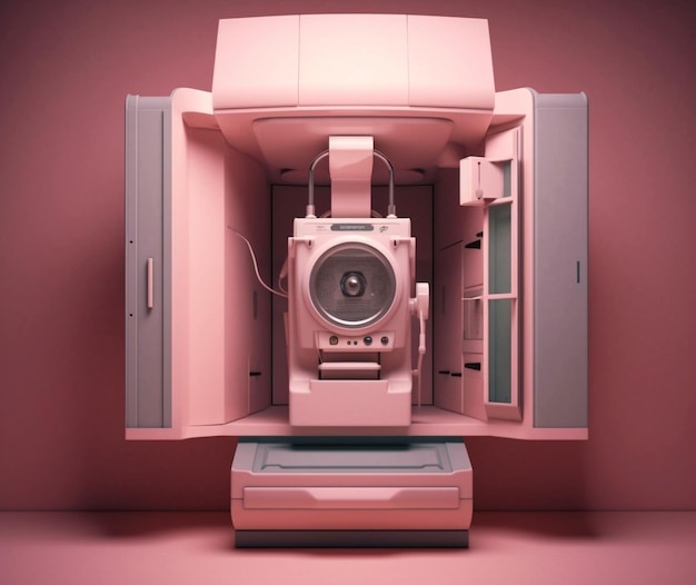 Photo the precision of a mammography machine