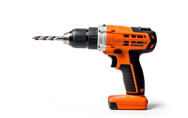 Precision power tool on white background