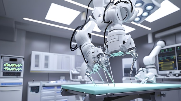 Photo precision in practice surgeons and robots unite in modern operating rooms