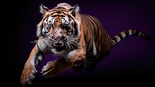 Predator purple tiger