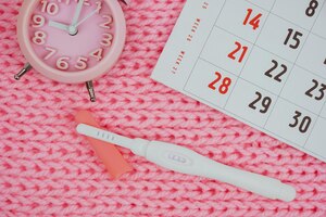 Прибор для определения беременности по календарю с часами здоровье и медицина