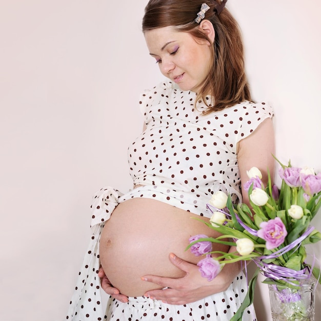 Pregnant woman portrait