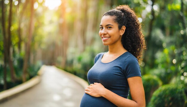 pregnant womans belly celebrating the beauty and anticipation of new life with a focus on materna