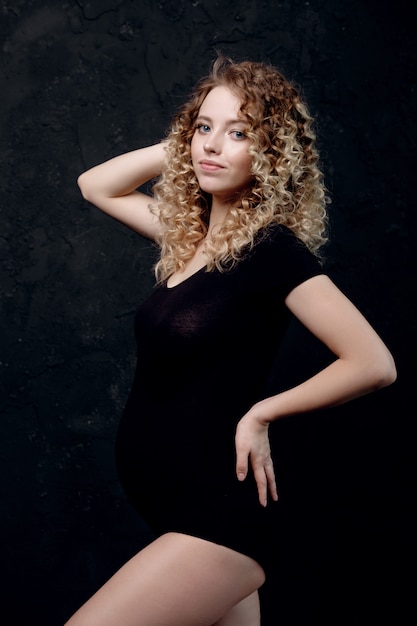 pregnant young woman