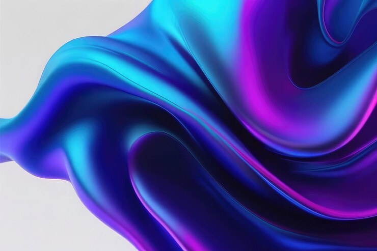 Photo premium abstract 3d liquid background abstract fluid 3d render holographic iridescent neon curved w