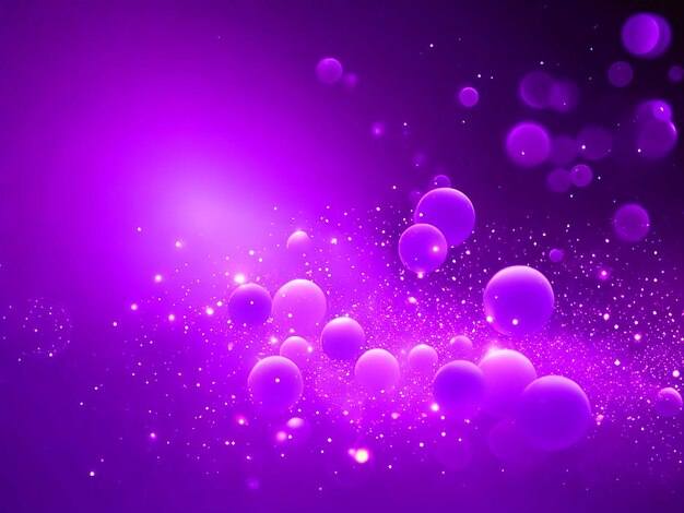 Premium ai image gradient violet glowing particles background