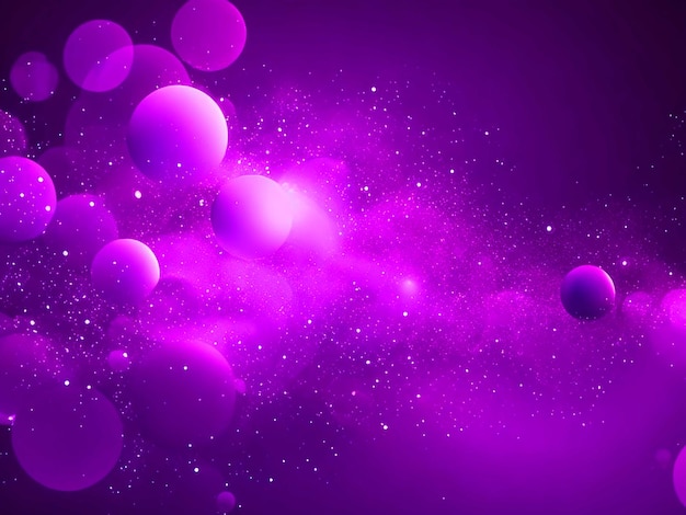 Premium ai image gradient violet glowing particles background